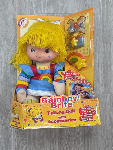 Talking rainbow brite doll - rainbow,