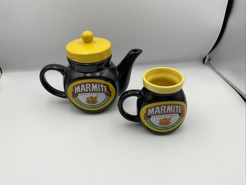 Marmite teapot and mug - marmite,