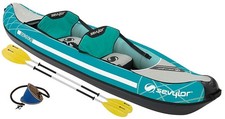 Sevylor Madison Kayak Kit Canoe with Paddles Water Sports Adventure River Sea