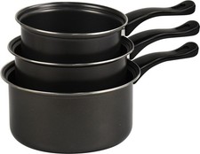 3 pc Non-Stick Saucepan Set