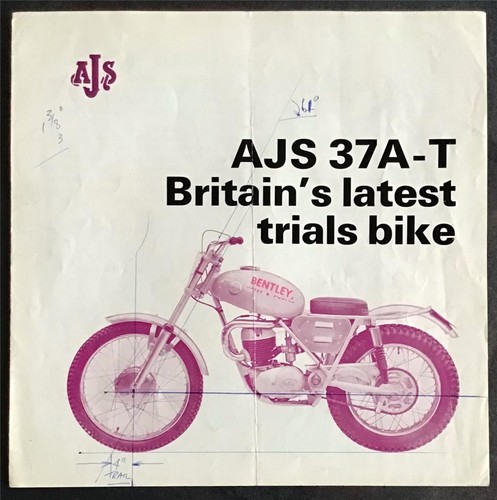 Ajs 37a trials - 37a-t, bike