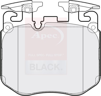Brake pads set front - brake, pad2161b