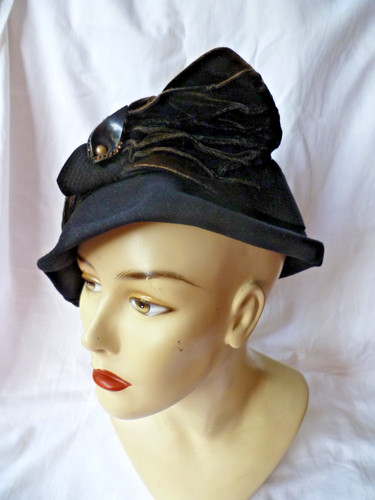 1930s vintage handmade - 1930s, black