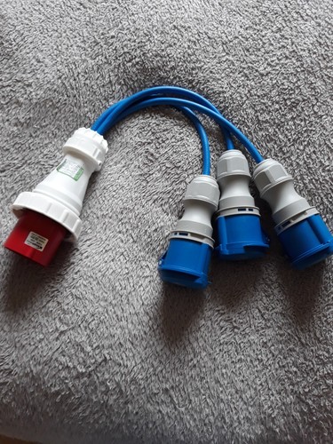 63amp phase pin - 3-phase, to
