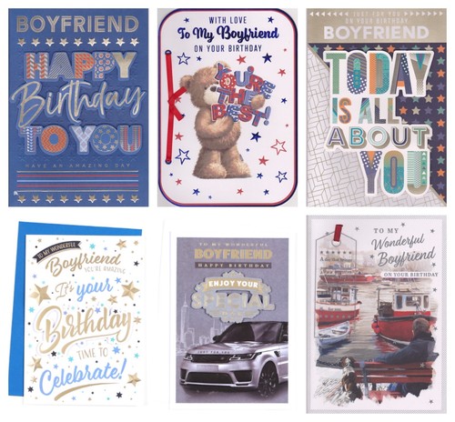 Boyfriend birthday card - birthday,