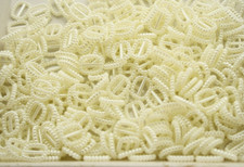 50x Ribbon Sliders Ivory Pearl