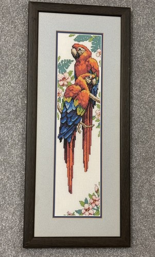 Vintage cross stitch framed - vintage,