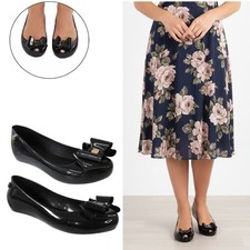 WOMENS LADIES FLAT PEEPTOE