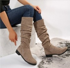 Womens Mid Calf Boots Ladies
