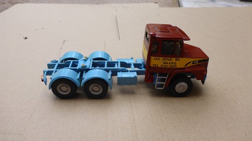 Old toy scania lorry truck - old,