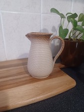 Vintage Lovatts Pottery Jug with A Rope-effect Design 6 Tall Kitchenalia VGC