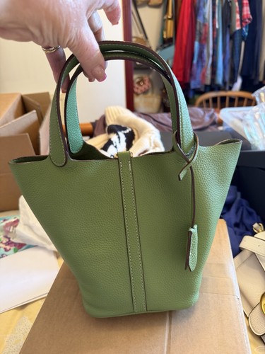 Genuine leather bucket - genuine,