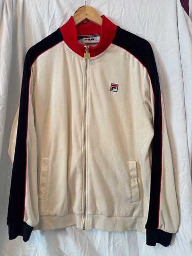 Fila cima velour track jacket - fila,