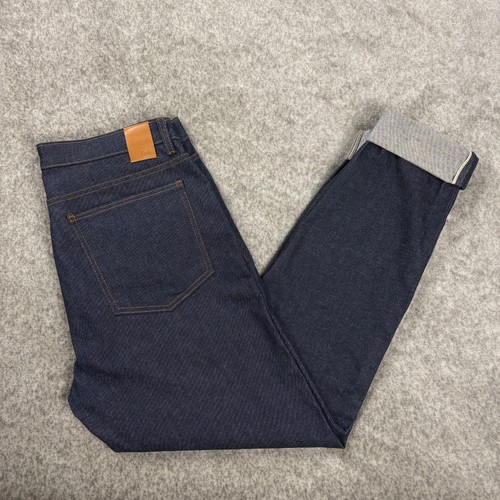 Folk selvedge dark blue denim - folk,