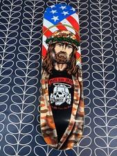 Sean Cliver Kill 'em All x Cliché screen printed rare skateboard deck (numbered)