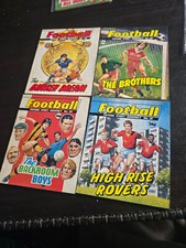 Football Picture Story Monthly X 4 # 30, 31, 34, 36 of 1987 Acceptable