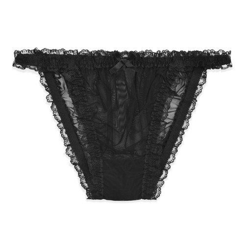 Sheer frilly sissy - frilly,
