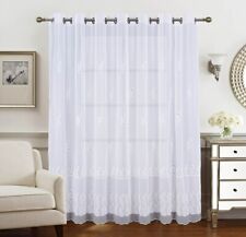 White Lace Net Curtains Eyelet