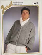 Mens ribbed shawl collar