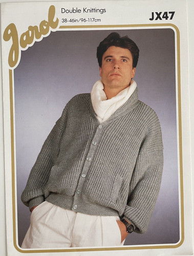 Mens ribbed shawl collar