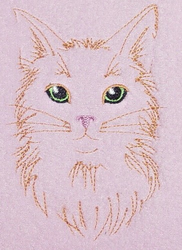 Personalised cat face hot - personalised,
