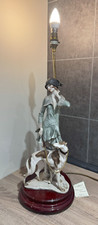 FINAL SALE - Giuseppe Armani lamp - Lady and Dog - (limited edition 321 of 5000)