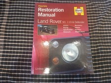 Land rover 90/110/defender haynes restoration manual 1999