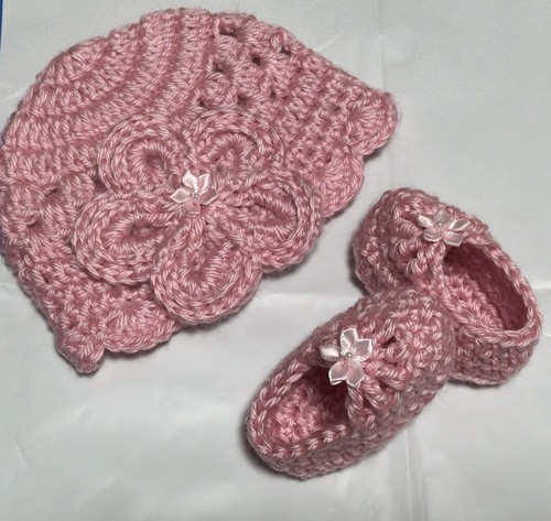 Crochet baby hat booties - baby,