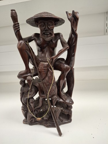 Vintage balinese hand carved - balinese, hand-carved