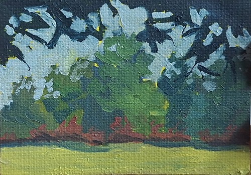 Original aceo oil painting - aceo,