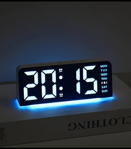 Neon clock - neon,