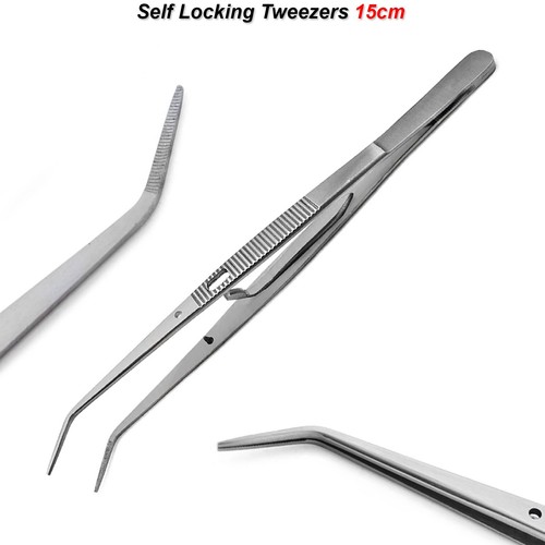 Dental self locking tweezer - self,