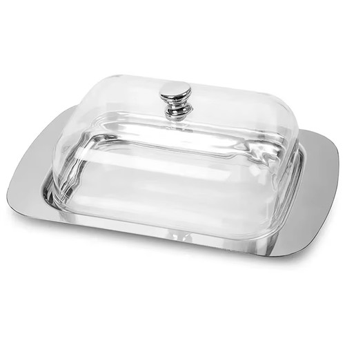 Butter dish half - dish,