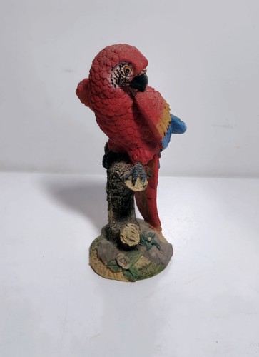 Resin scarlet macaw red parrot - scarlet,