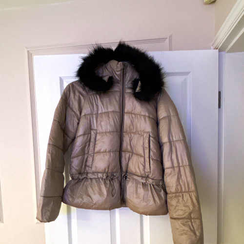 Zara basic beige - beige, puffer