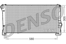 Denso Engine Cooling Radiator Aluminium 580mm Core Length Fits Fiat DRM09104