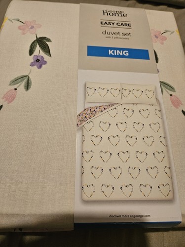King size duvet cover set - size,