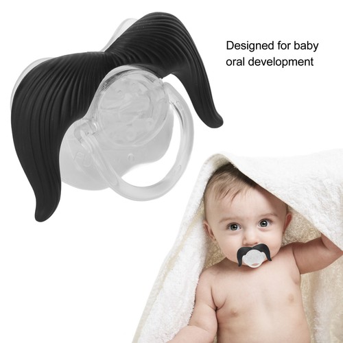 Baby funny pacifier - baby, beard