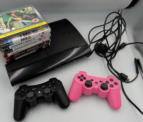 Sony playstation super slim - playstation, 3