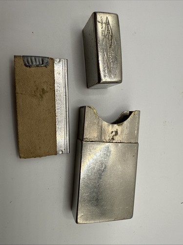 Vintage antique metal gillette - vintage/antique,