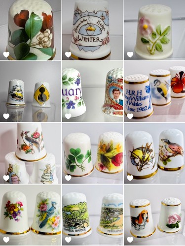 Thimbles ceramic england - thimbles,