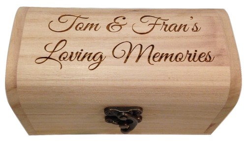 Personalised wooden keepsake - personalised,