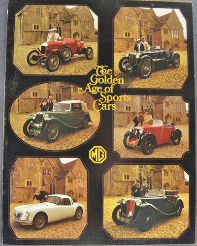 1975 brochure folder - mg, mgb