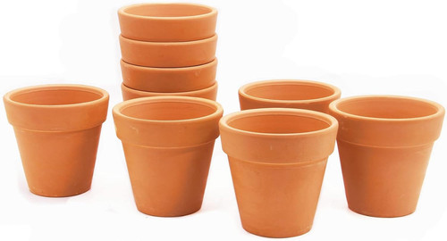 Pack terracotta pots - of, 3