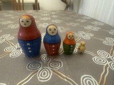 Vintage USSR Russian Wooden