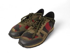 Men's VALENTINO GARAVANI Rockrunner Khaki Camouflage Sneakers UK 8 C40