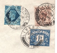 GB Underpaid Air Mail PAN-AM