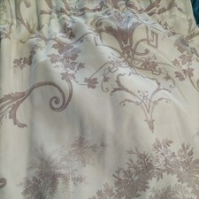 Dorma Toile De Jouy lilac and white lined Curtains  66"W x 89" D