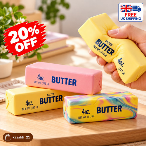Butter stick squishy - stick, stress