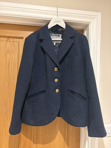Joules tweed jacket navy - tweed, 16